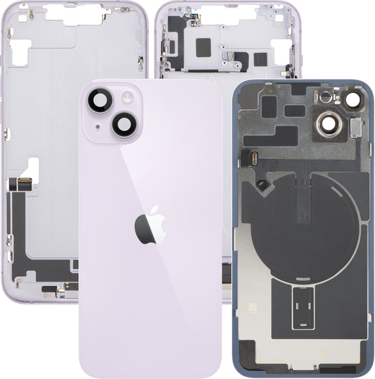 Tapa de Batería Apple iPhone 14 Plus, Con Carcasa Media, Piezas Completas, Morado, Intercambio
