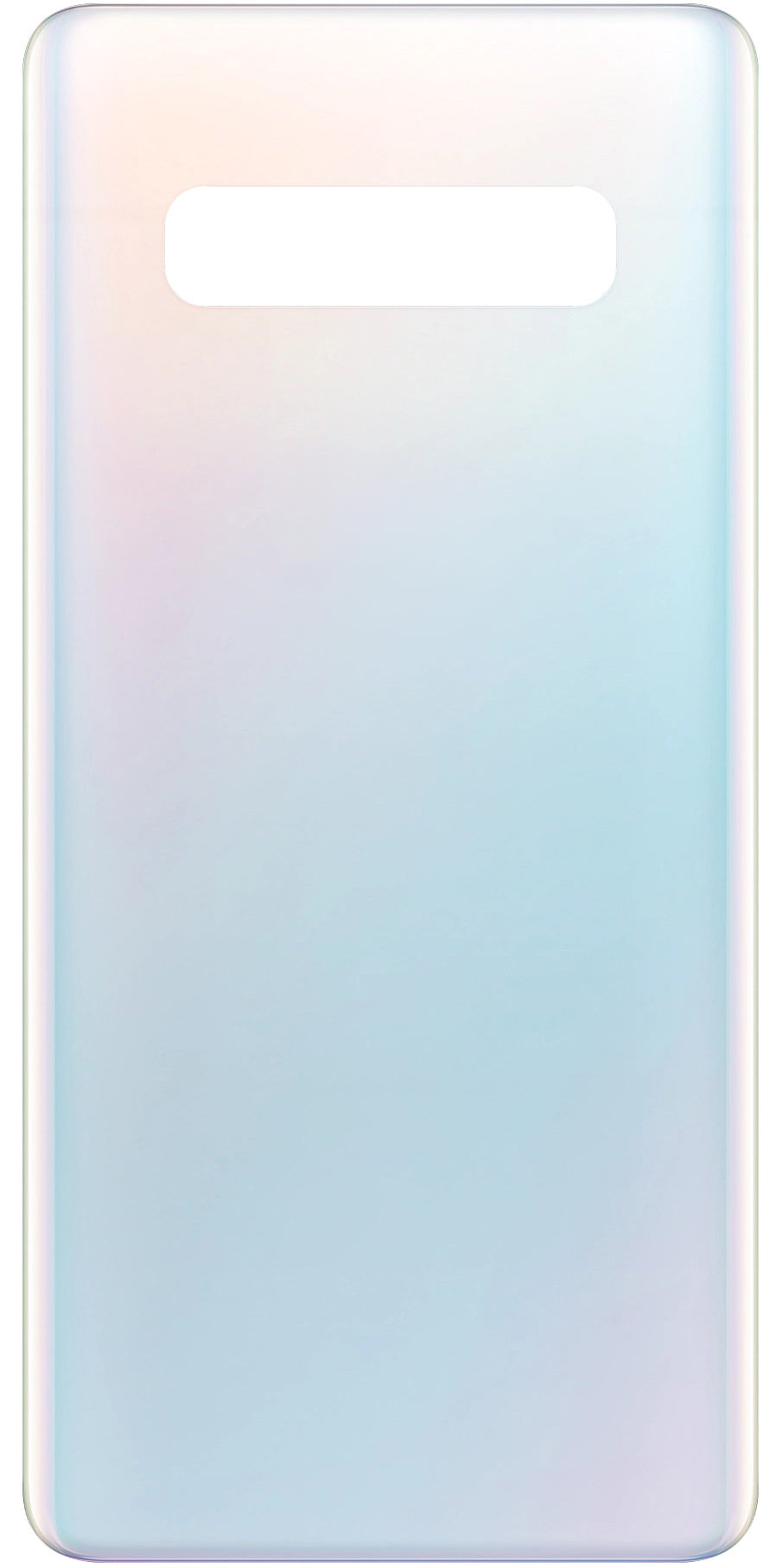 Tapa de batería compatible con Samsung Galaxy S10 G973, Blanco