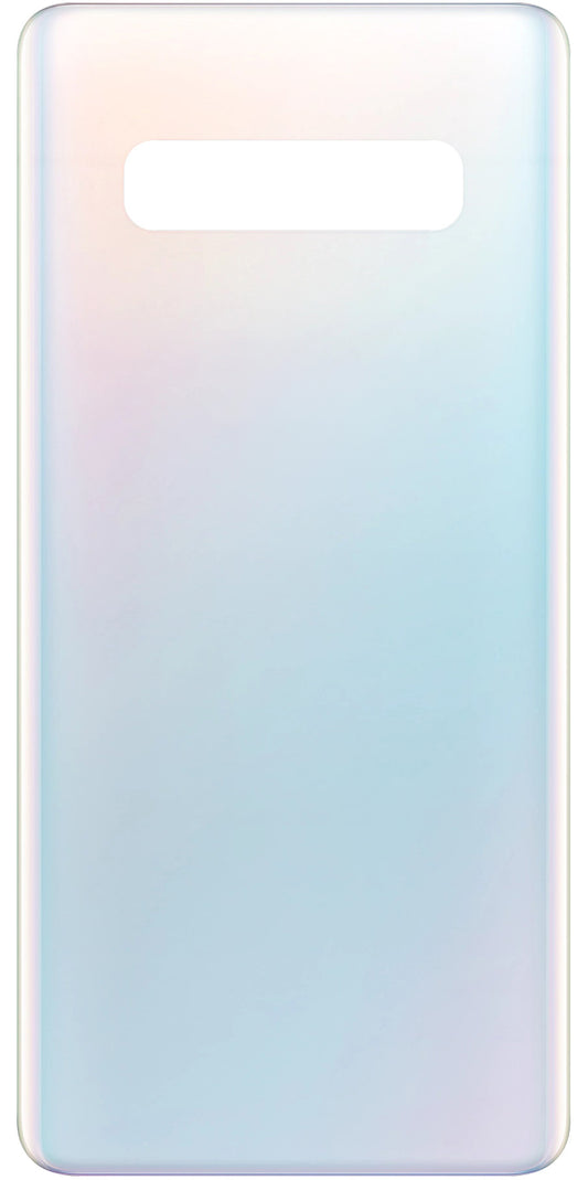 Tapa de batería compatible con Samsung Galaxy S10 G973, Blanco