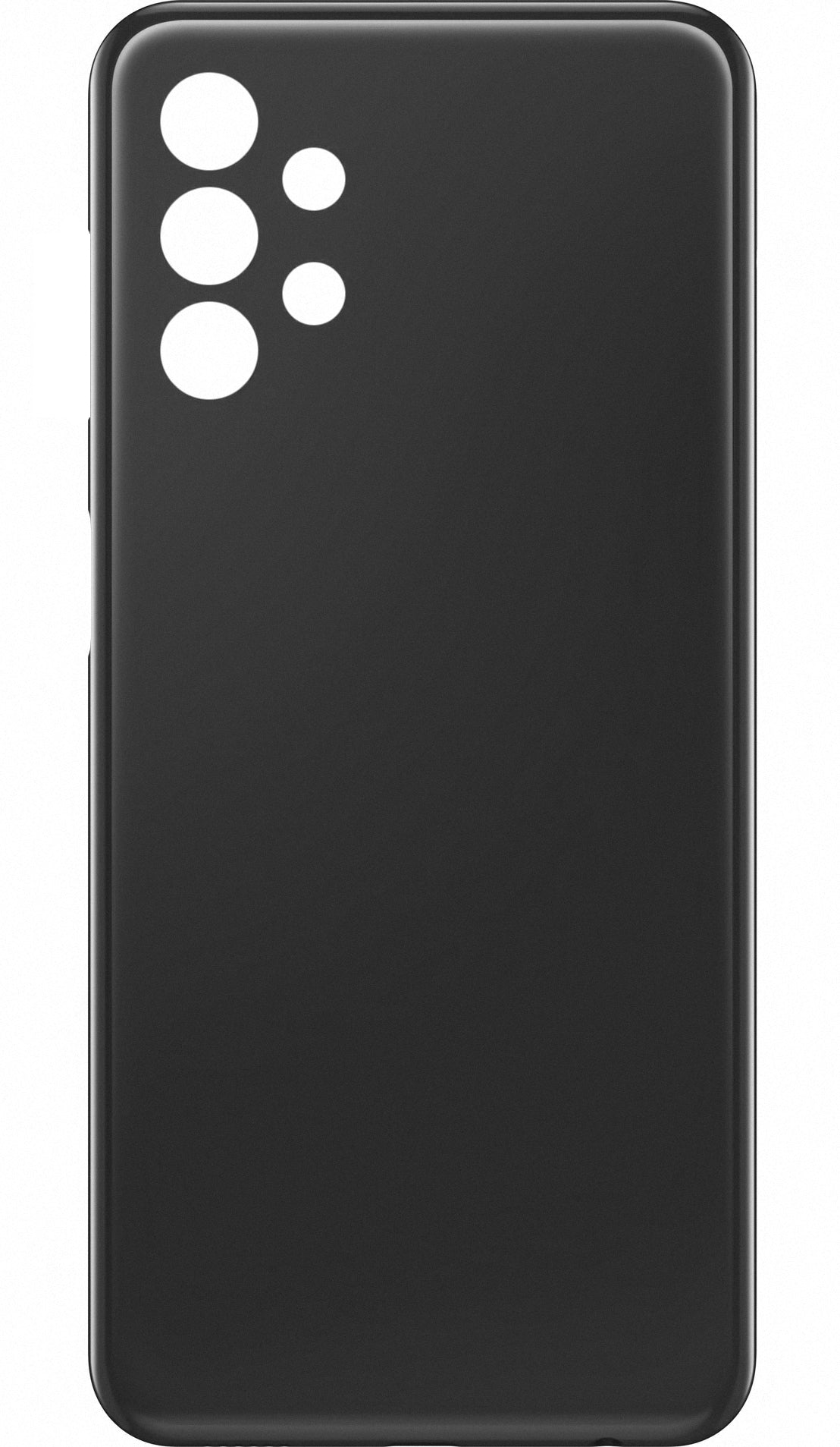 Tapa de batería compatible con Samsung Galaxy A13 A137 / A13 A135, Negro