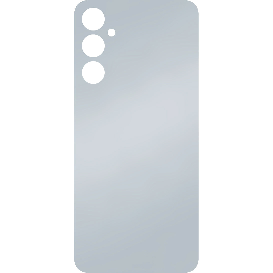 Tapa de batería compatible con Samsung Galaxy A05s A057, Plateado