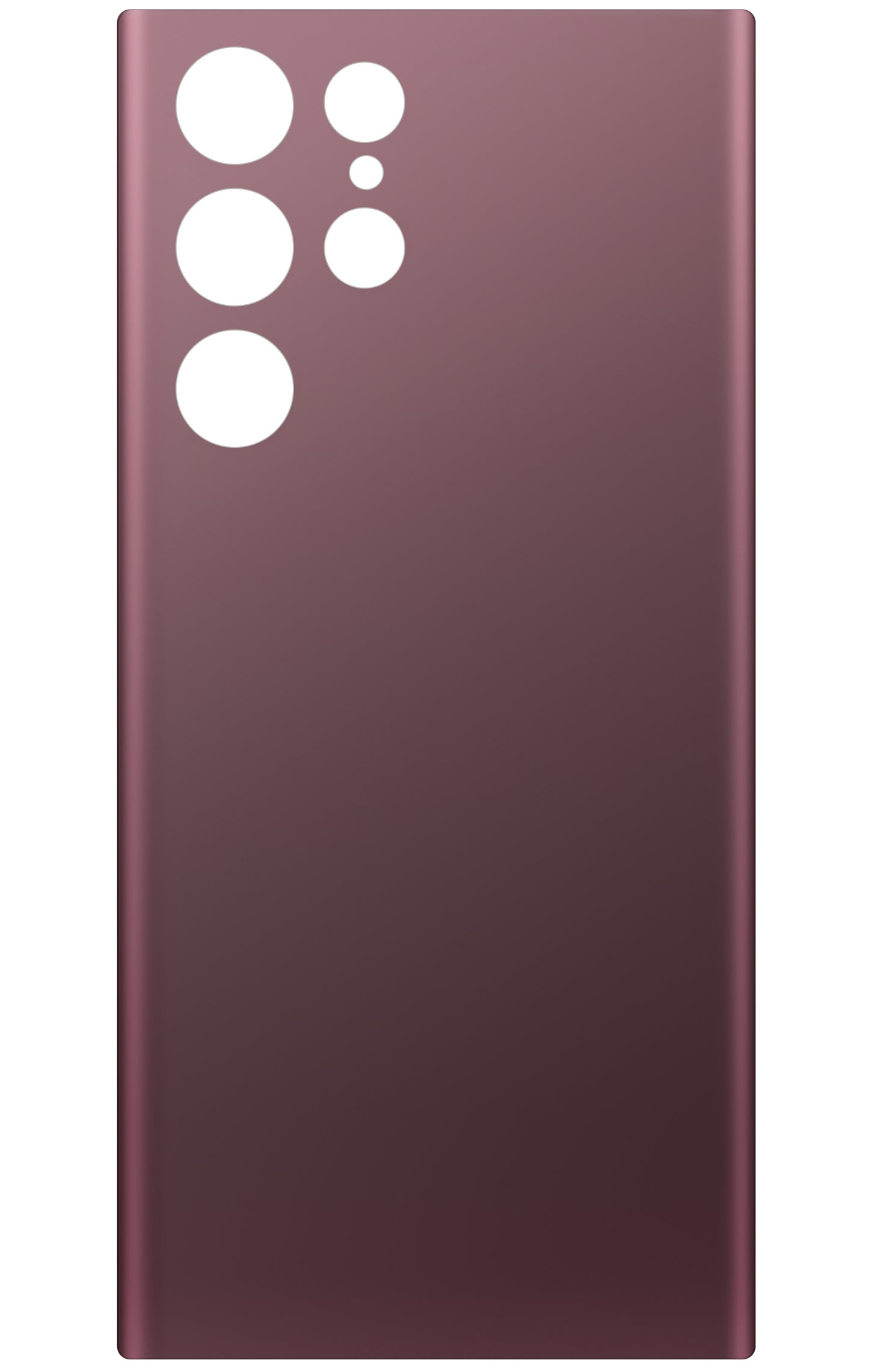Tapa de batería compatible con Samsung Galaxy S22 Ultra 5G S908, Burdeos