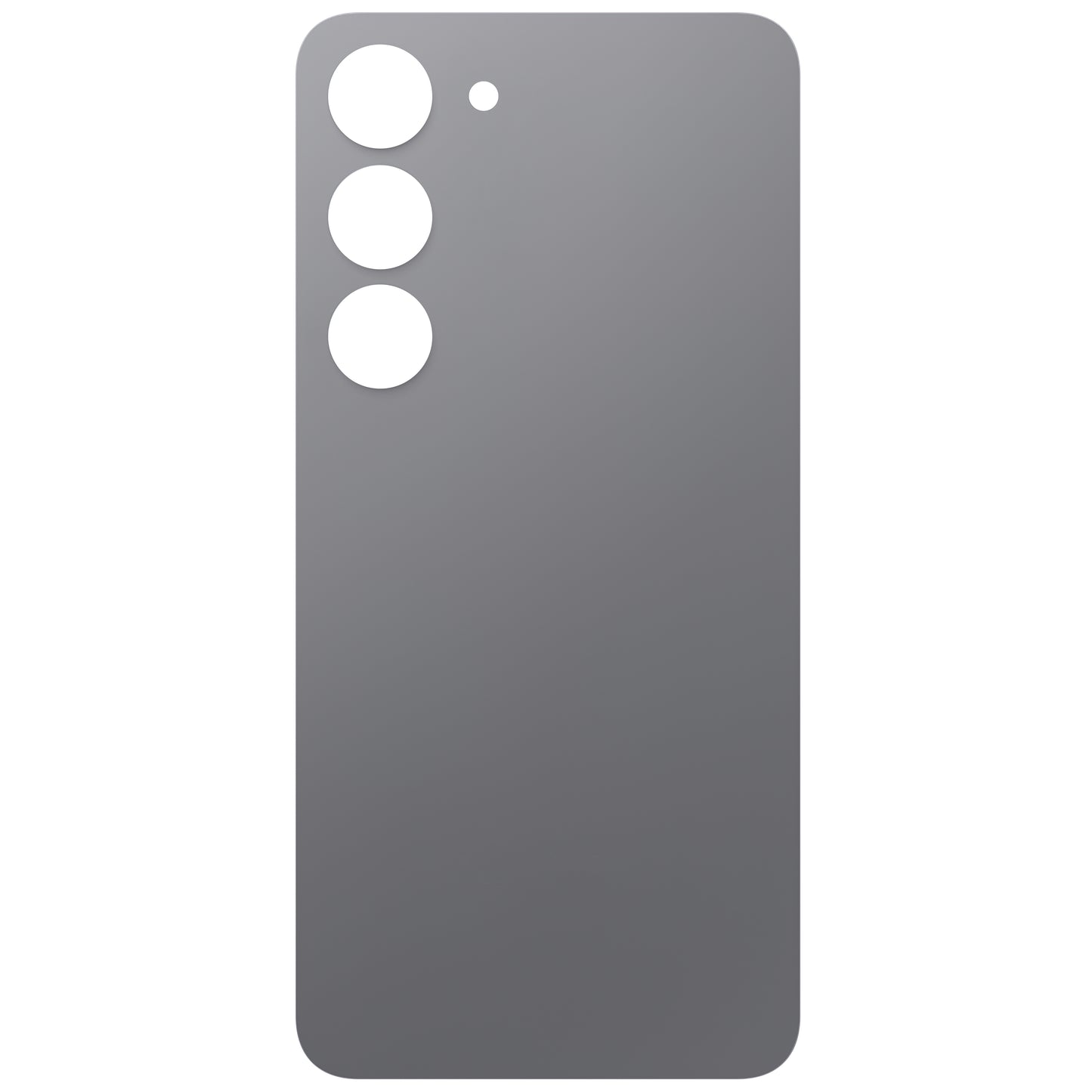 Tapa de batería compatible con Samsung Galaxy S23 S911, Gris
