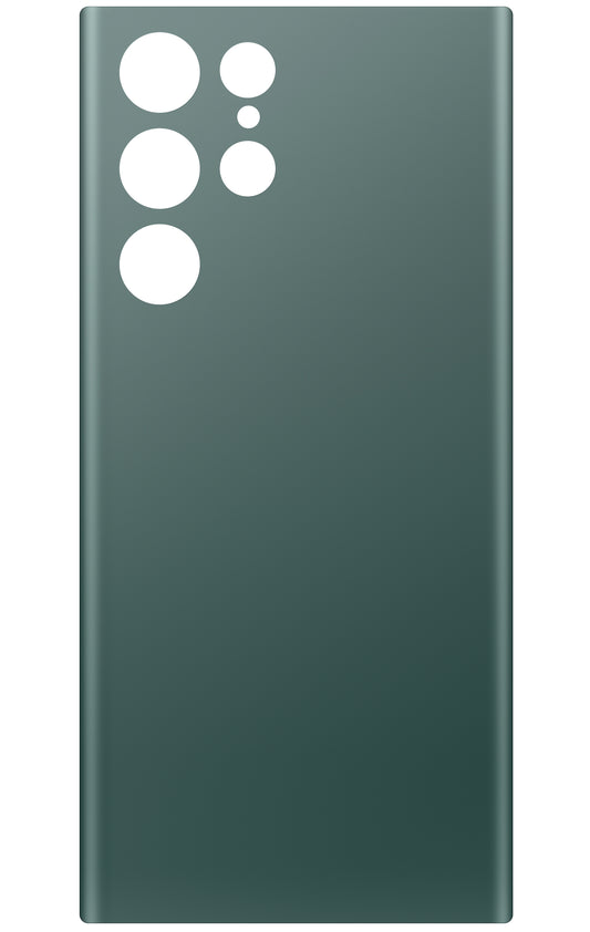 Tapa de batería compatible con Samsung Galaxy S22 Ultra 5G S908, Verde