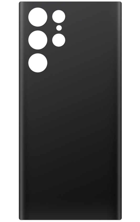 Tapa de batería compatible con Samsung Galaxy S22 Ultra 5G S908, Negro