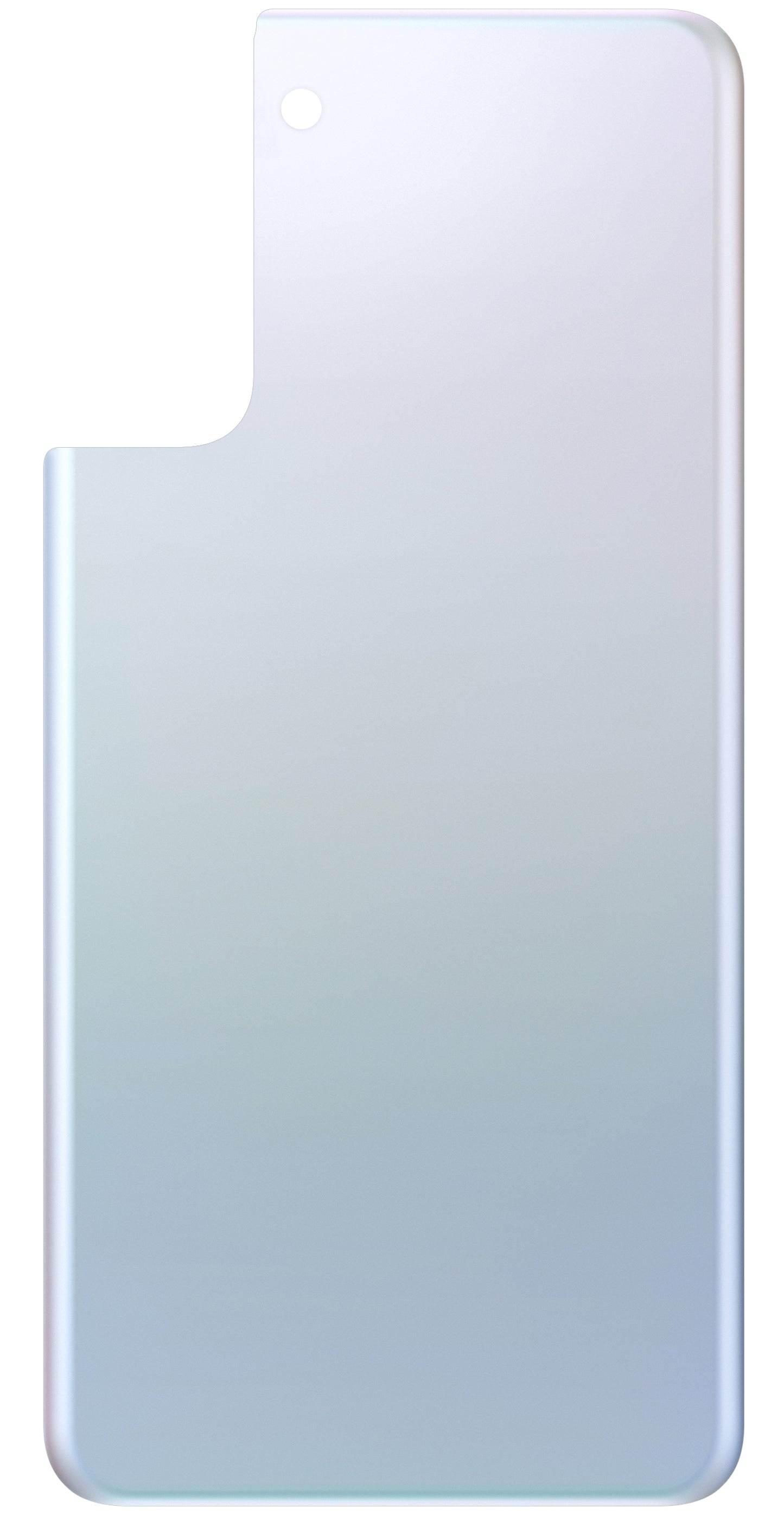 Tapa de batería compatible con Samsung Galaxy S21+ 5G G996, Plateado