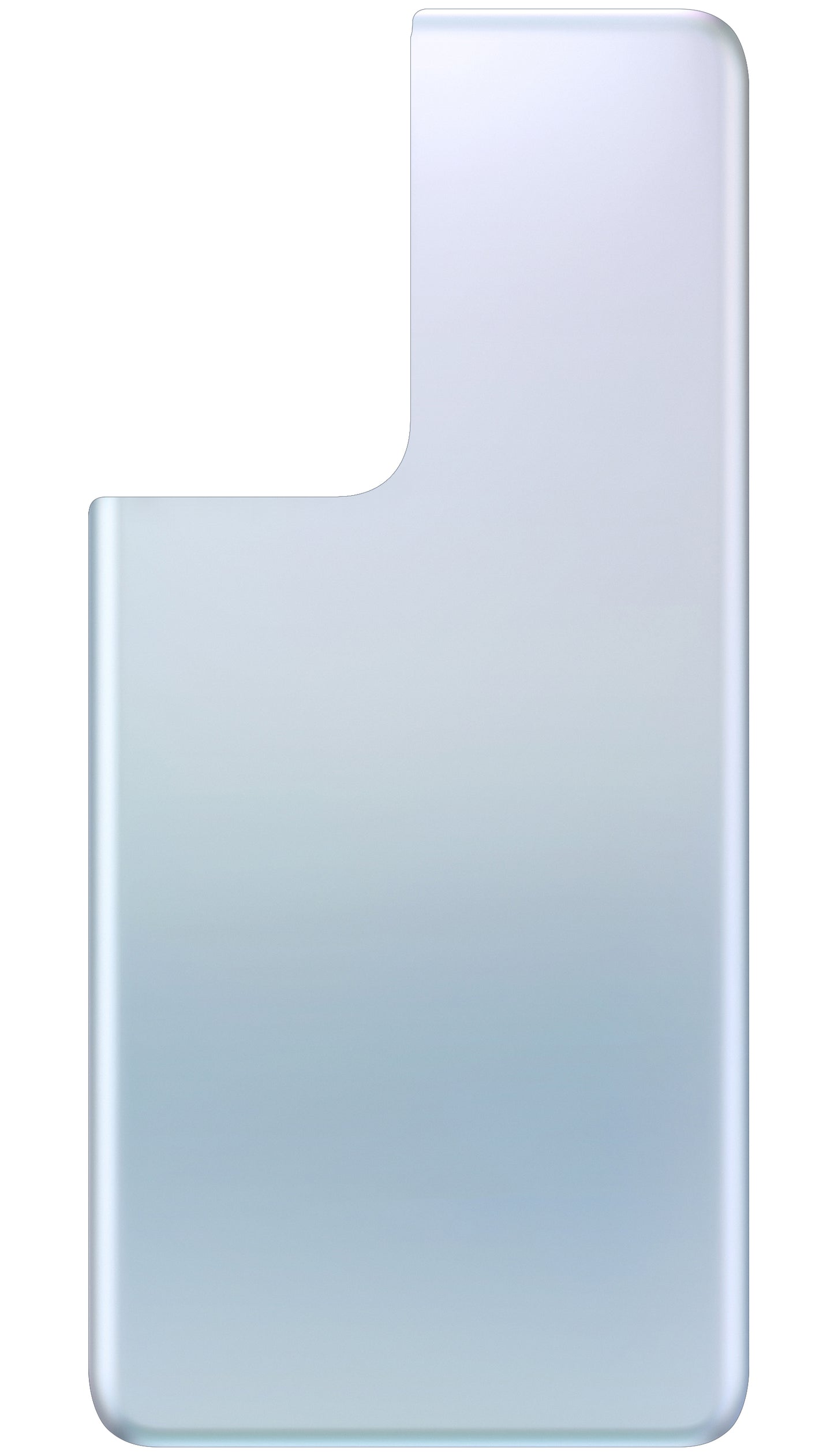 Tapa de batería compatible con Samsung Galaxy S21 Ultra 5G G998, Plateado