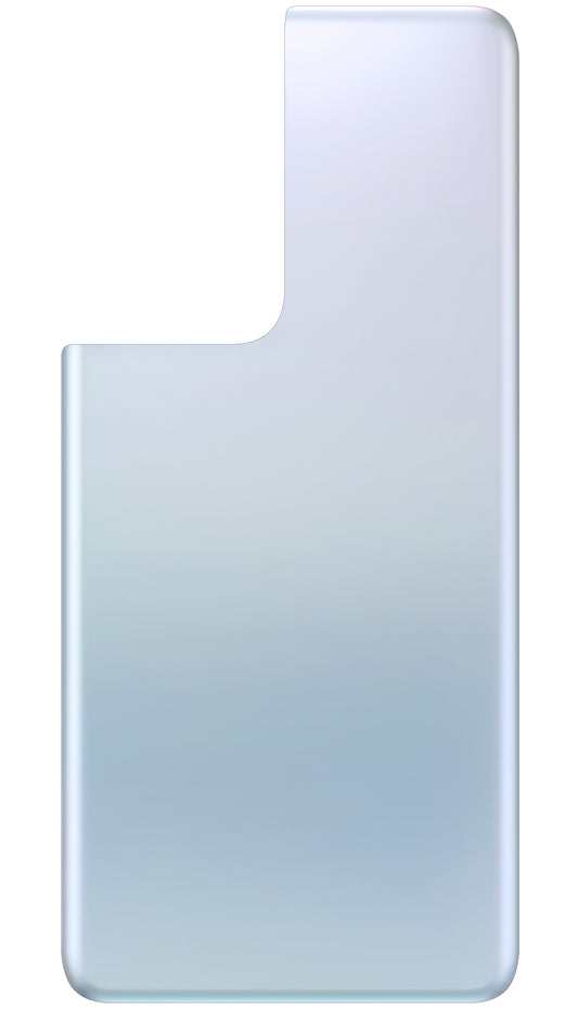 Tapa de batería compatible con Samsung Galaxy S21 Ultra 5G G998, Plateado
