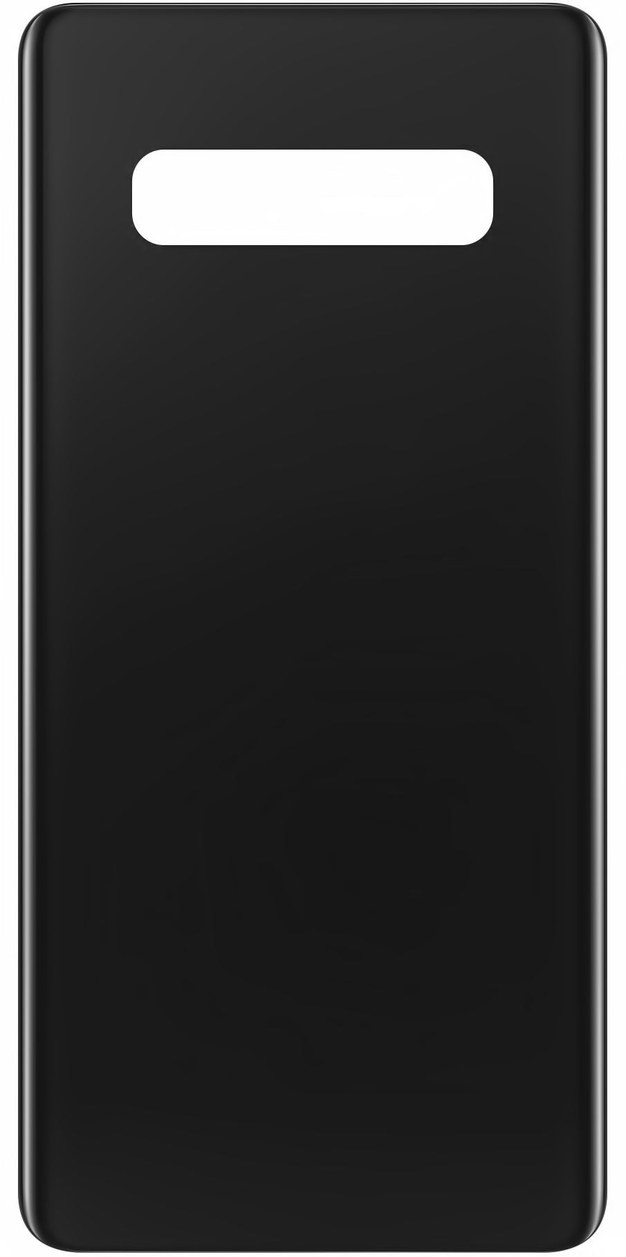 Tapa de batería compatible con Samsung Galaxy S10+ G975, Negro (Prism Black)