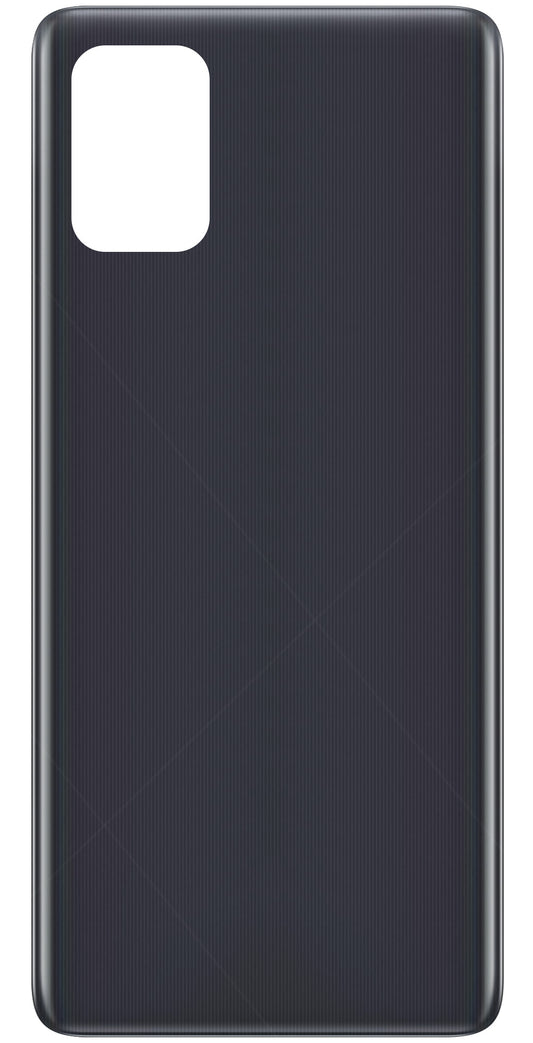 Tapa de batería compatible con Samsung Galaxy A71 A715, Negro
