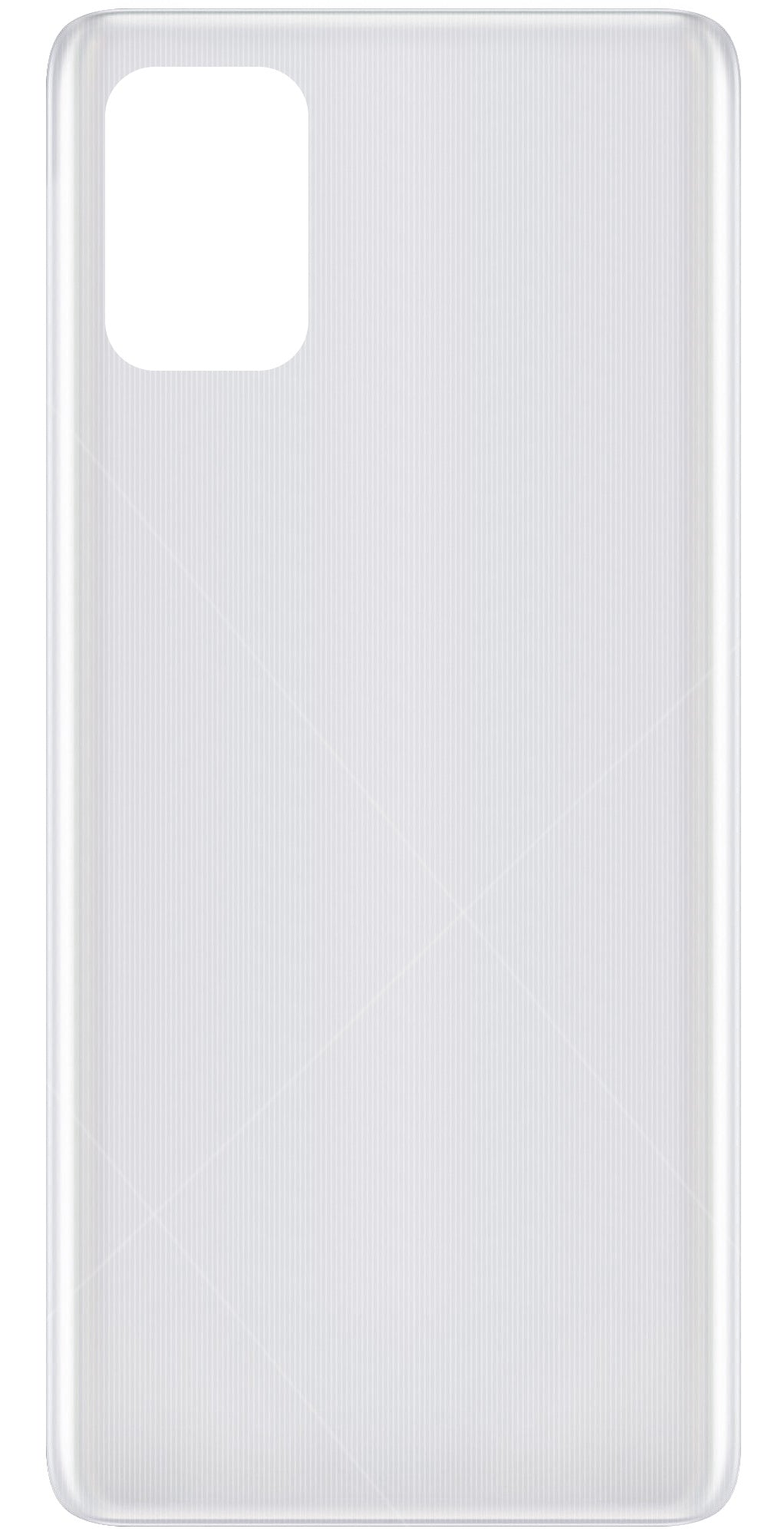 Tapa de batería compatible con Samsung Galaxy A71 A715, Plateado