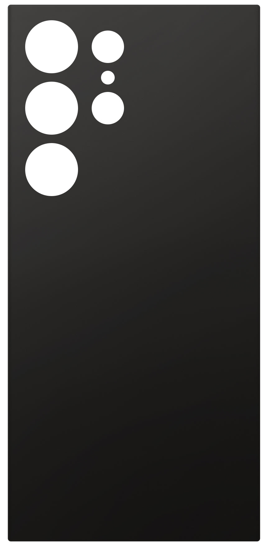 Tapa de batería compatible con Samsung Galaxy S24 Ultra S928, Negro