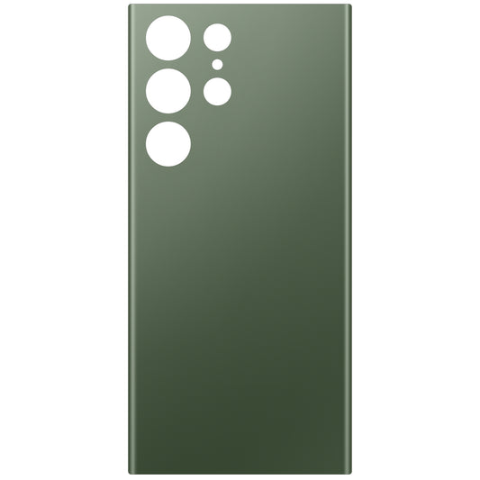 Tapa de batería compatible con Samsung Galaxy S23 Ultra S918, Verde