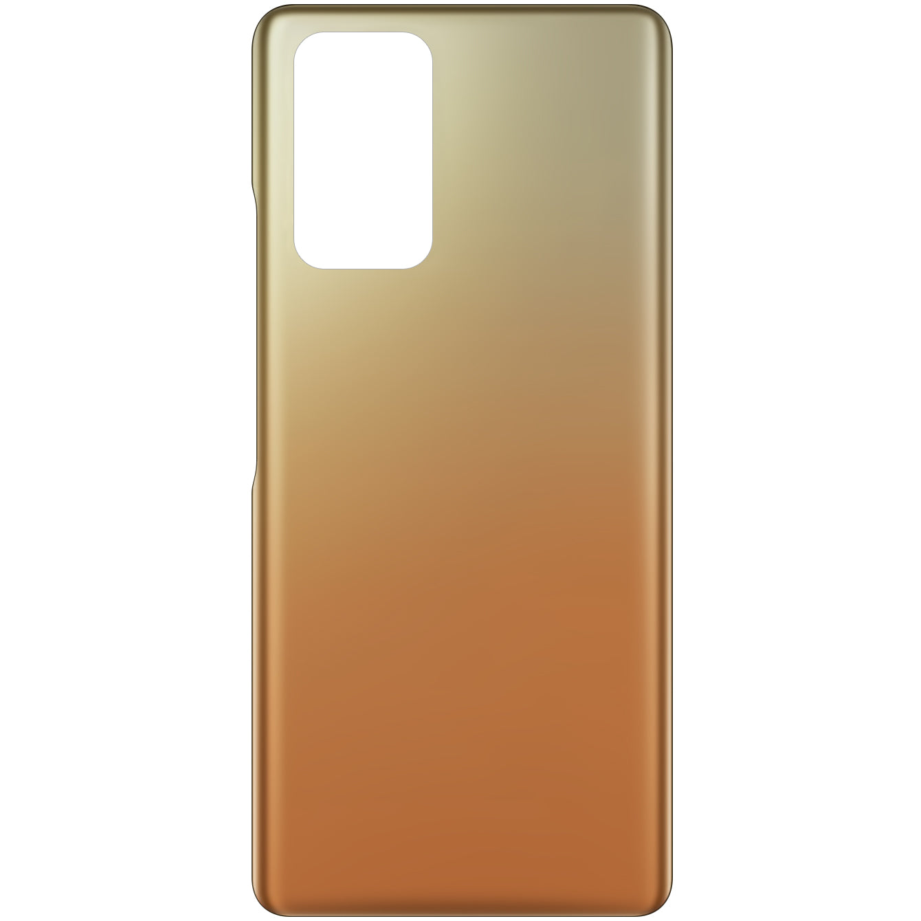 Tapa de batería compatible con Xiaomi Redmi Note 10 Pro, Dorado