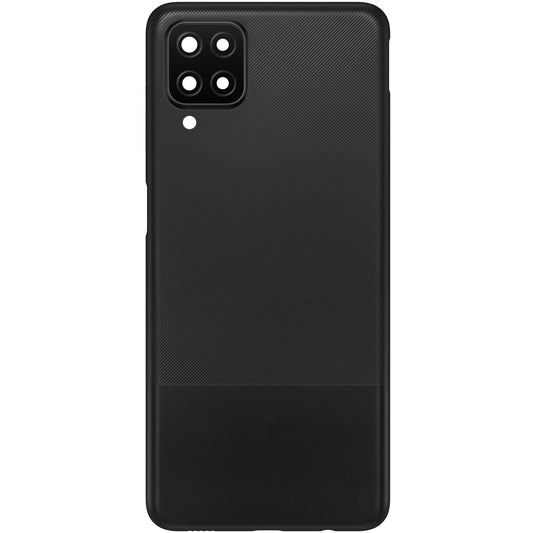 Tapa de batería compatible con Samsung Galaxy A12 Nacho A127 / A12 A125, Negro