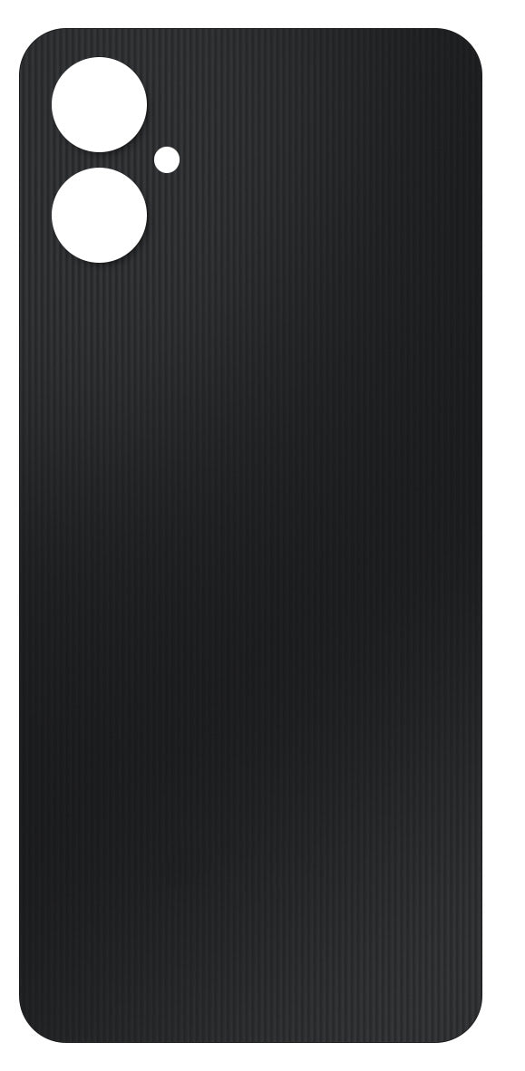 Tapa de batería compatible con Samsung Galaxy A06 5G A066, Negro