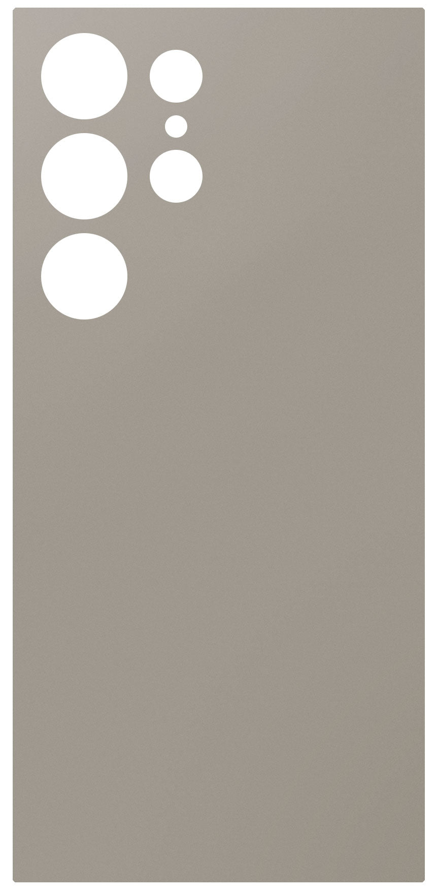 Tapa de batería compatible con Samsung Galaxy S24 Ultra S928, Gris
