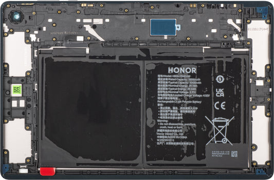 Tapa de batería con acumulador Honor Pad X8b, versión LTE, gris (Space Gray), paquete de servicio 0235ASTW