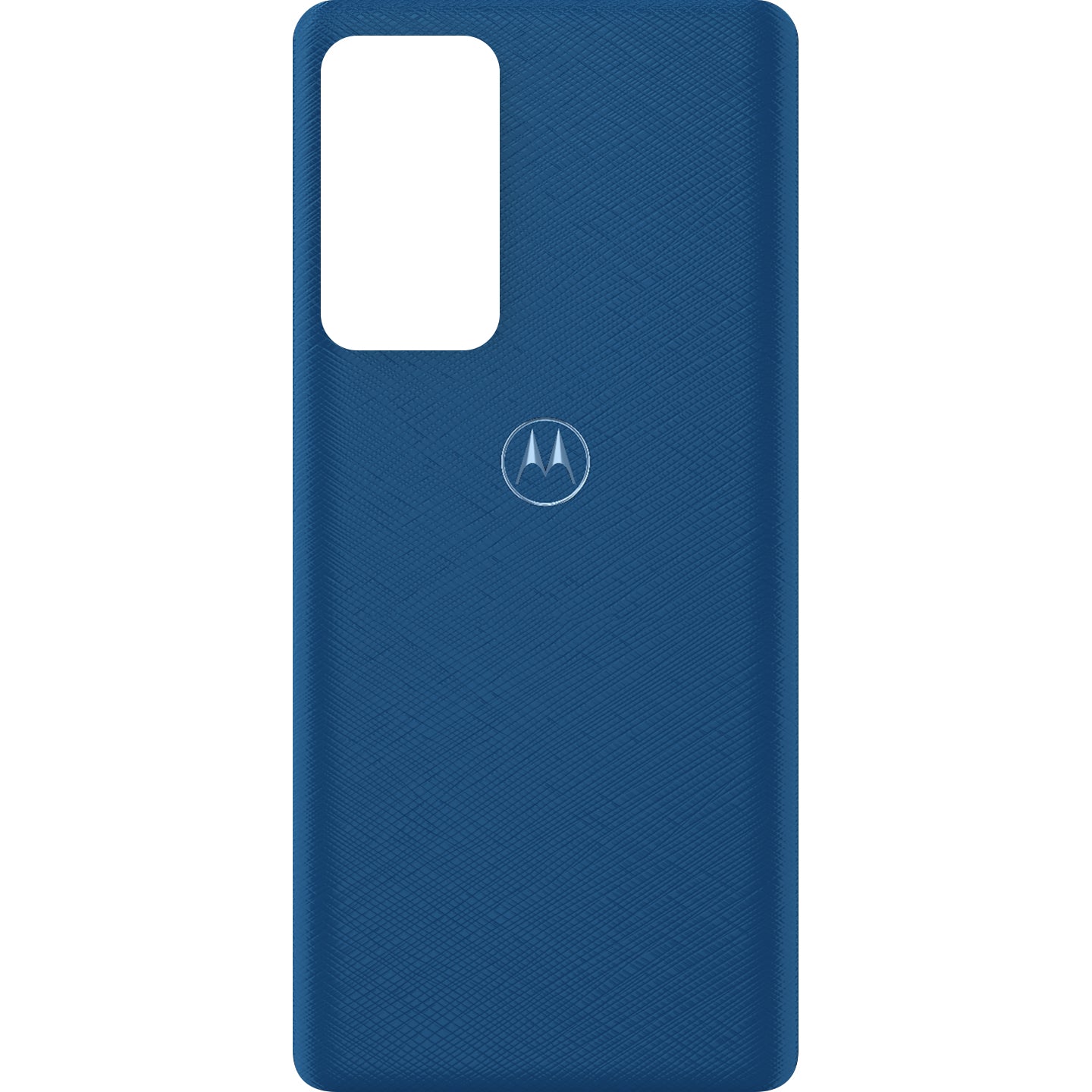 Funda de batería Motorola Edge 20 Pro, Azul (Piel vegana azul), Paquete de servicio 5S58C19373