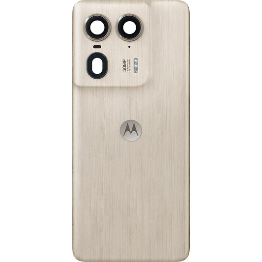 Cubierta de batería Motorola Edge 50 Ultra, Beige (Madera nórdica), Paquete de servicio 5S58C24472 