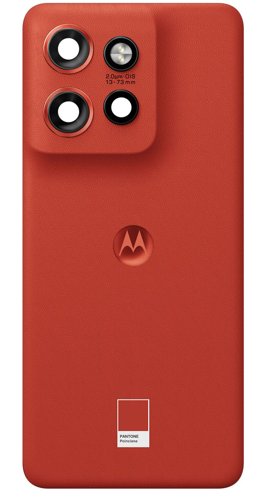Tapa de batería Motorola Edge 50 Neo, Rojo (Poinciana), Paquete de servicio 5S58C28382