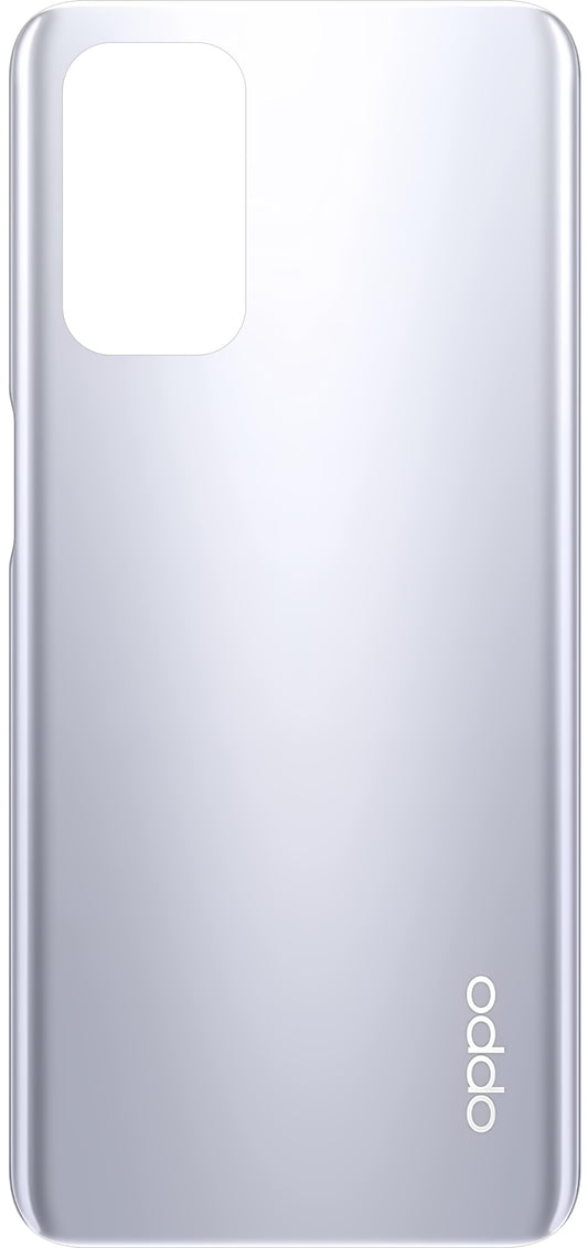 Tapa de la batería Oppo A74 5G / A54 5G, Plata (Space Silver), Service Pack 3202378 