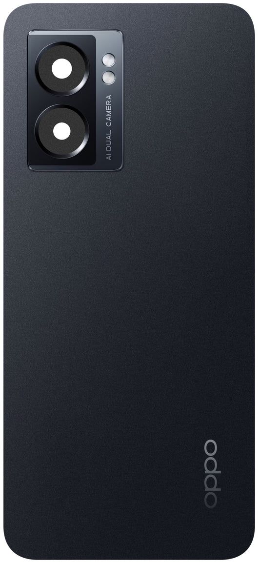 Tapa de la batería Oppo A57 5G, Negro 