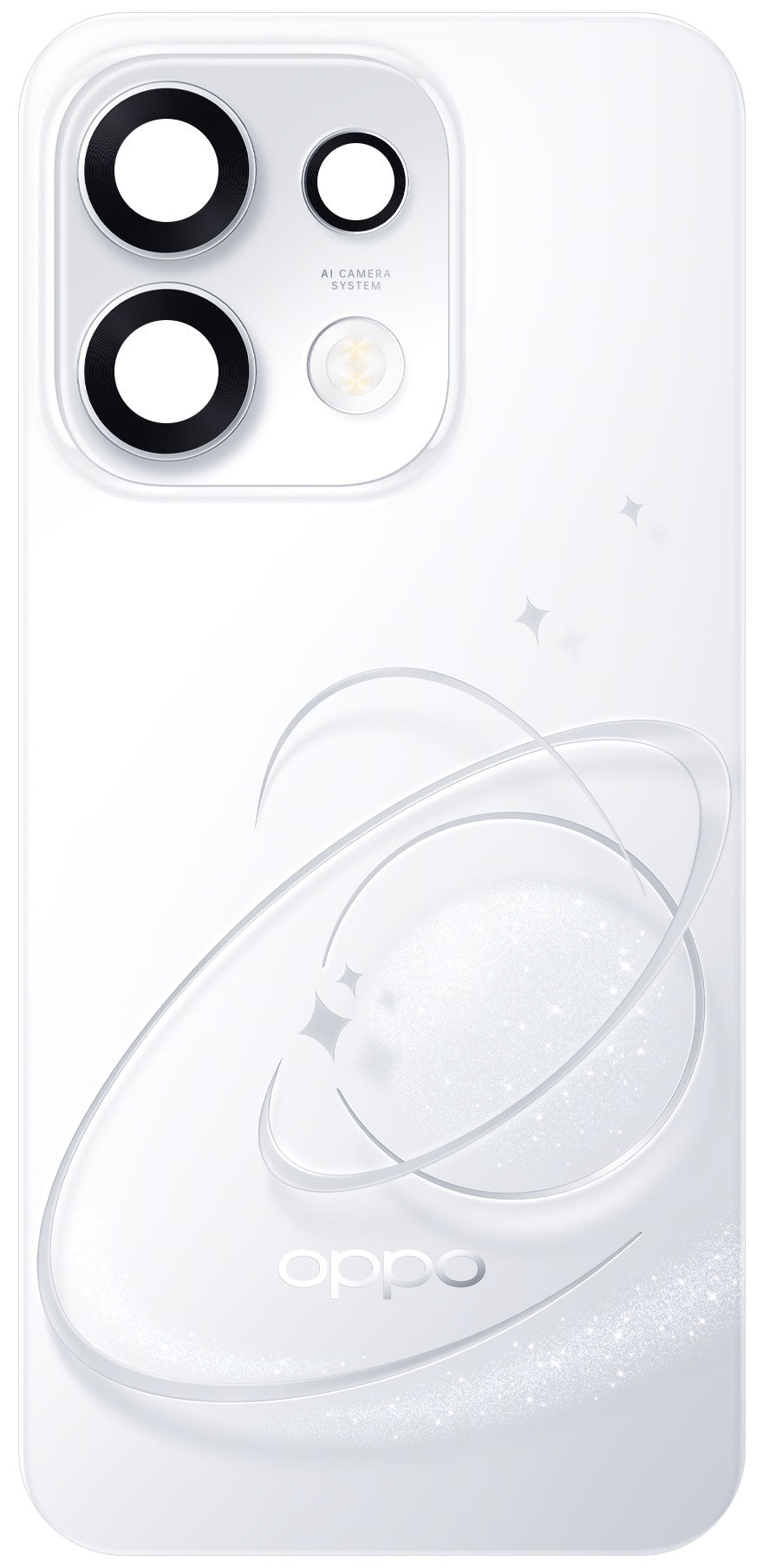 Tapa de batería Oppo Reno16 F / Reno16 FS, Plateado (Pop White), Paquete de servicio 621033001109