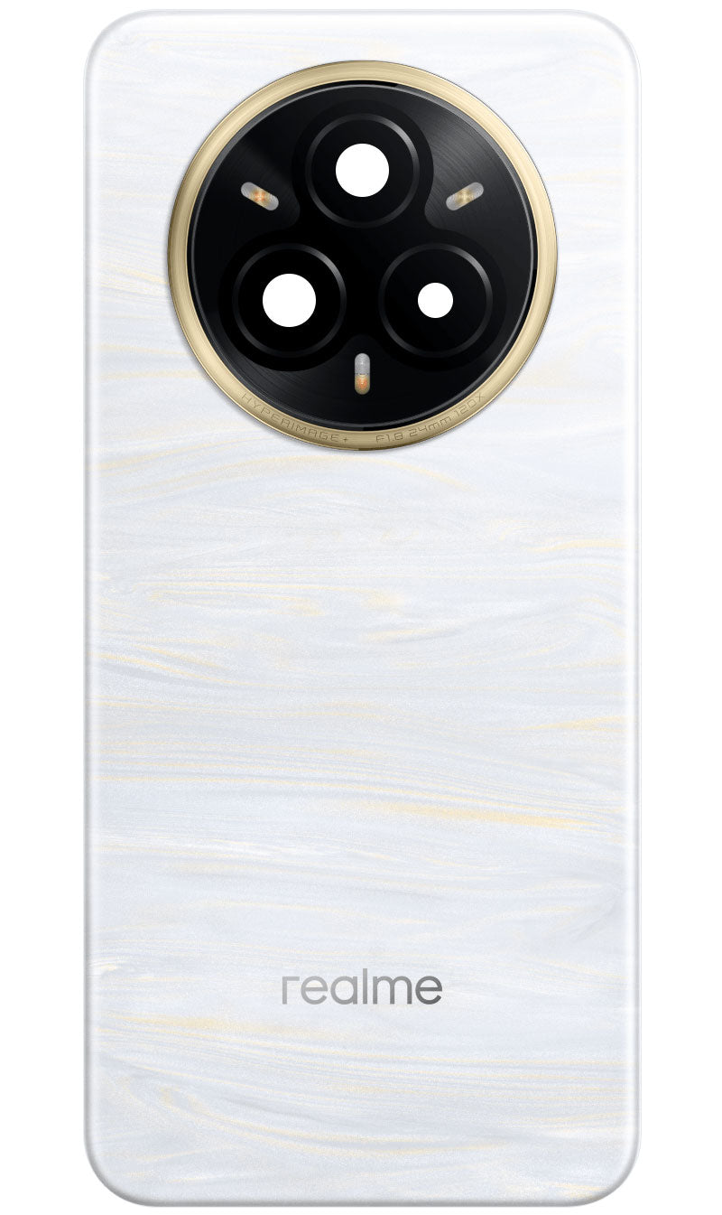 Tapa de Batería Realme 14 Pro+, Blanco (Pearl White), Paquete de Servicio 621033000452