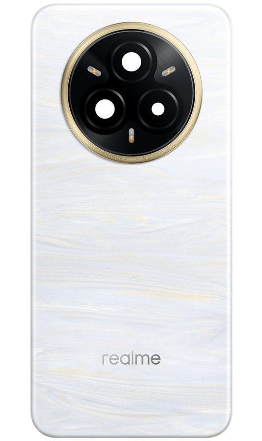 Tapa de Batería Realme 14 Pro+, Blanco (Pearl White), Paquete de Servicio 621033000452