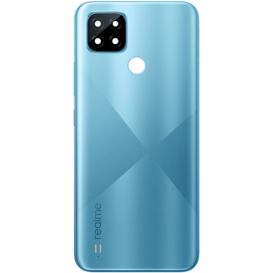 Tapa de la batería Realme C21, Cross Blue, Service Pack 4906347 