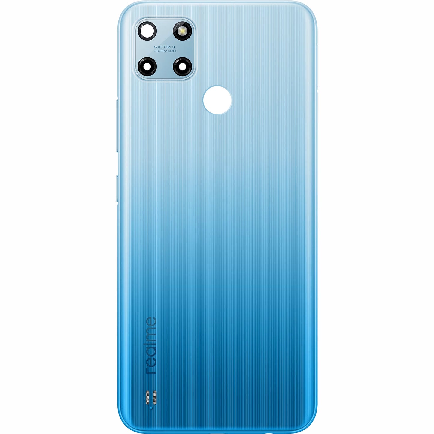 Tapa de la batería Realme C25Y, Azul (Glacier Blue), Service Pack 4909037 