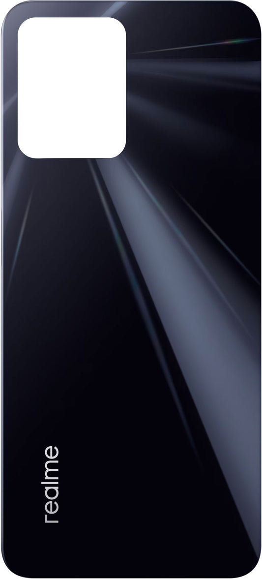 Tapa de Batería Realme C35, Negro (Glowing Black), Paquete de Servicio 4710671