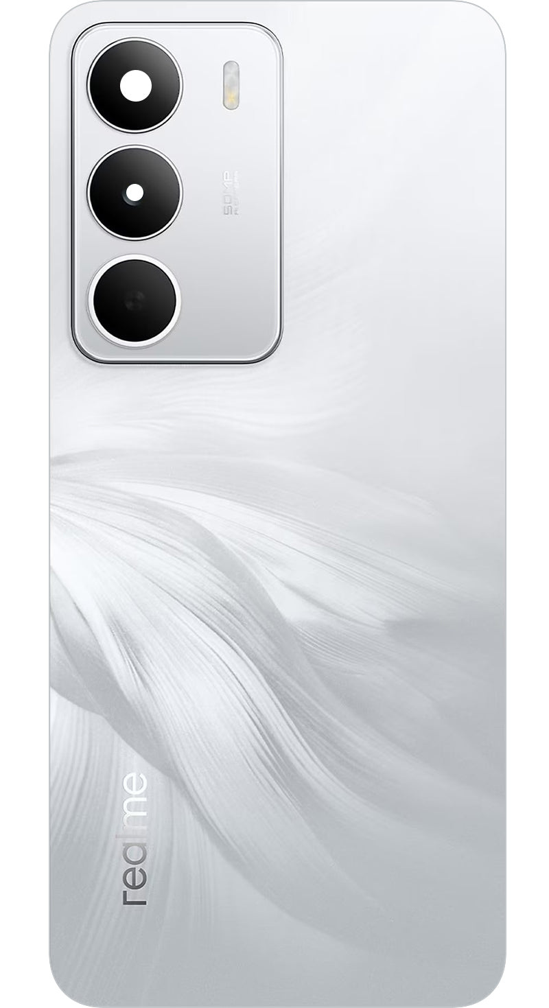 Realme C71 Battery Cover, White (White Swan), Service Pack 621033000625