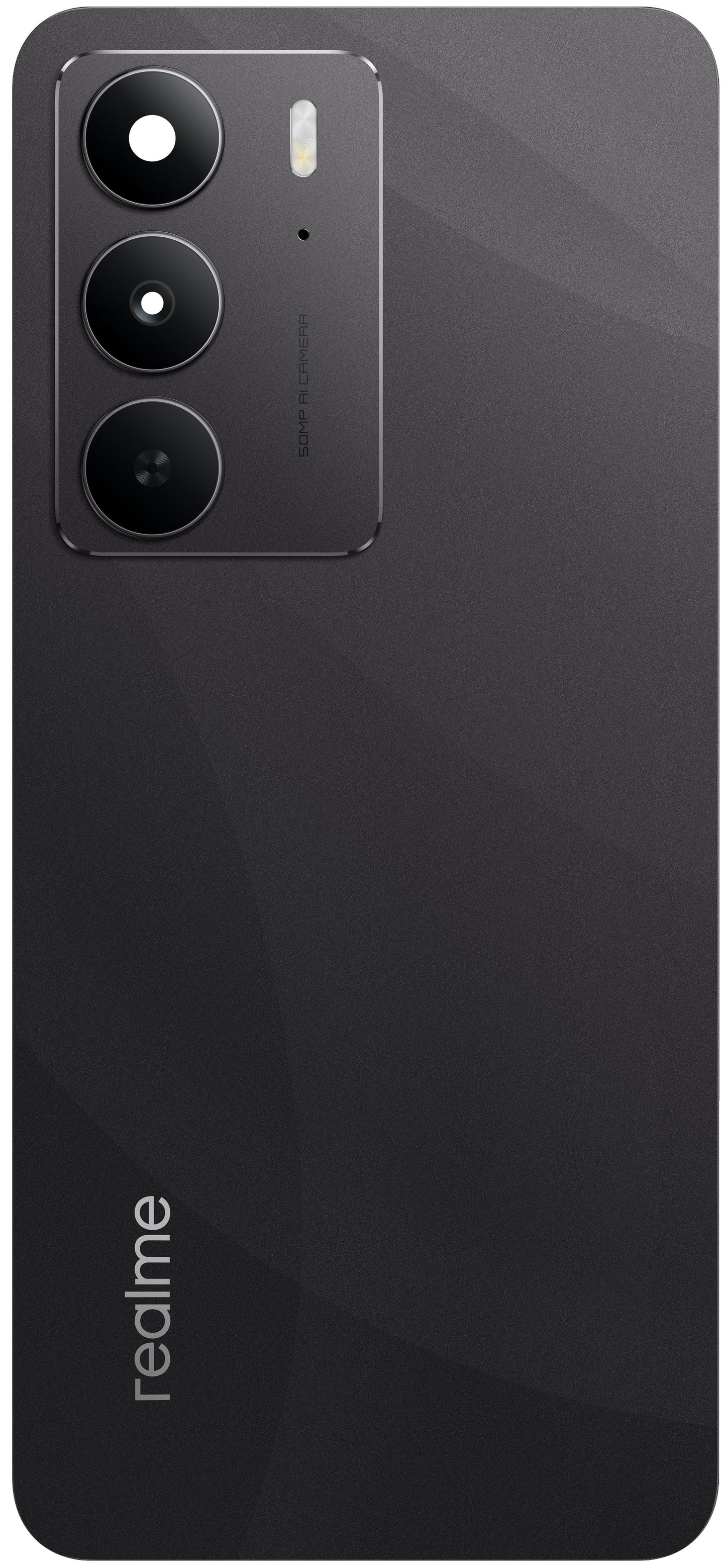 Tapa de Batería Realme 14x (India), Negro (Crystal Black), Service Pack 621033000438