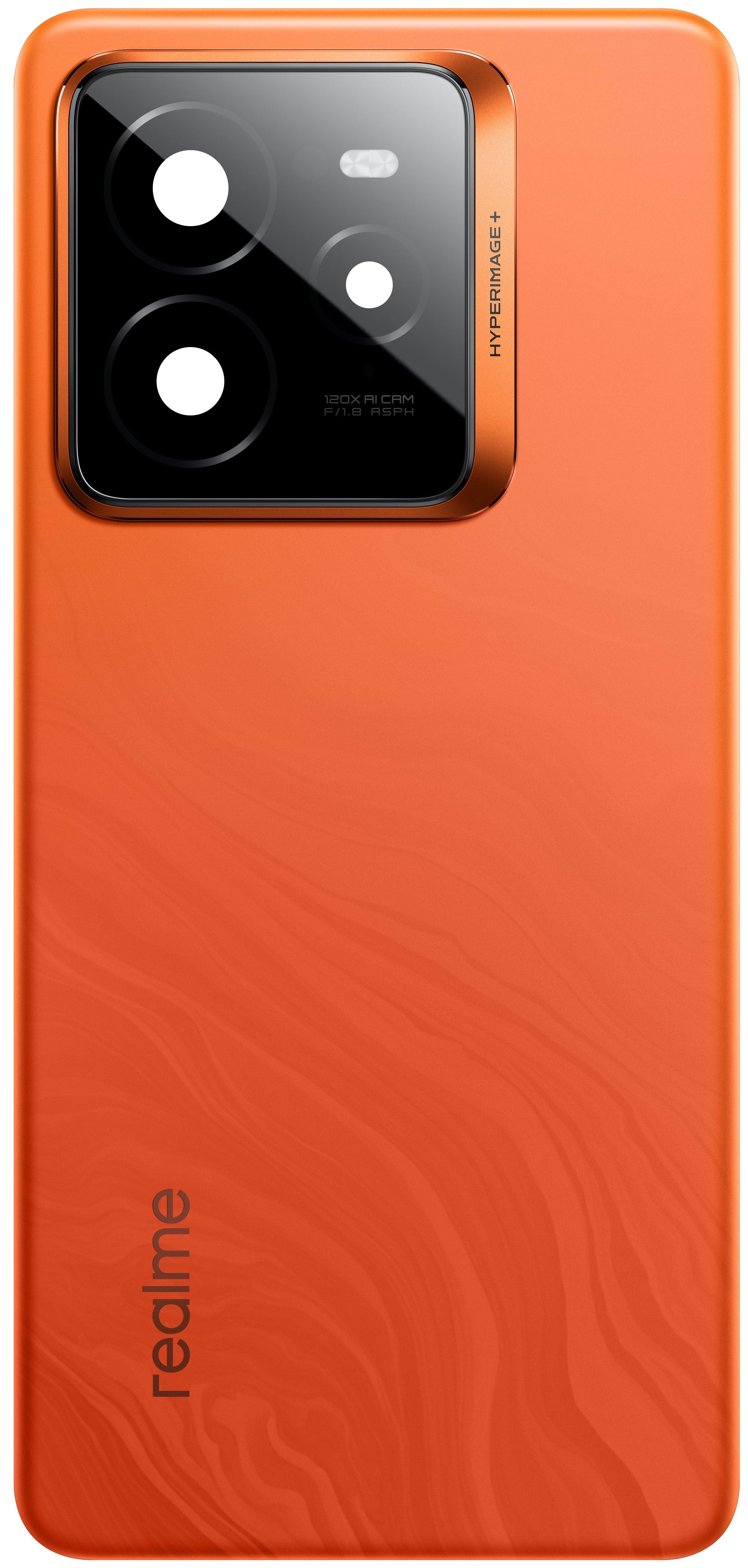Realme GT 7 Pro Battery Cover, Orange (Mars Orange), Service Pack 6210