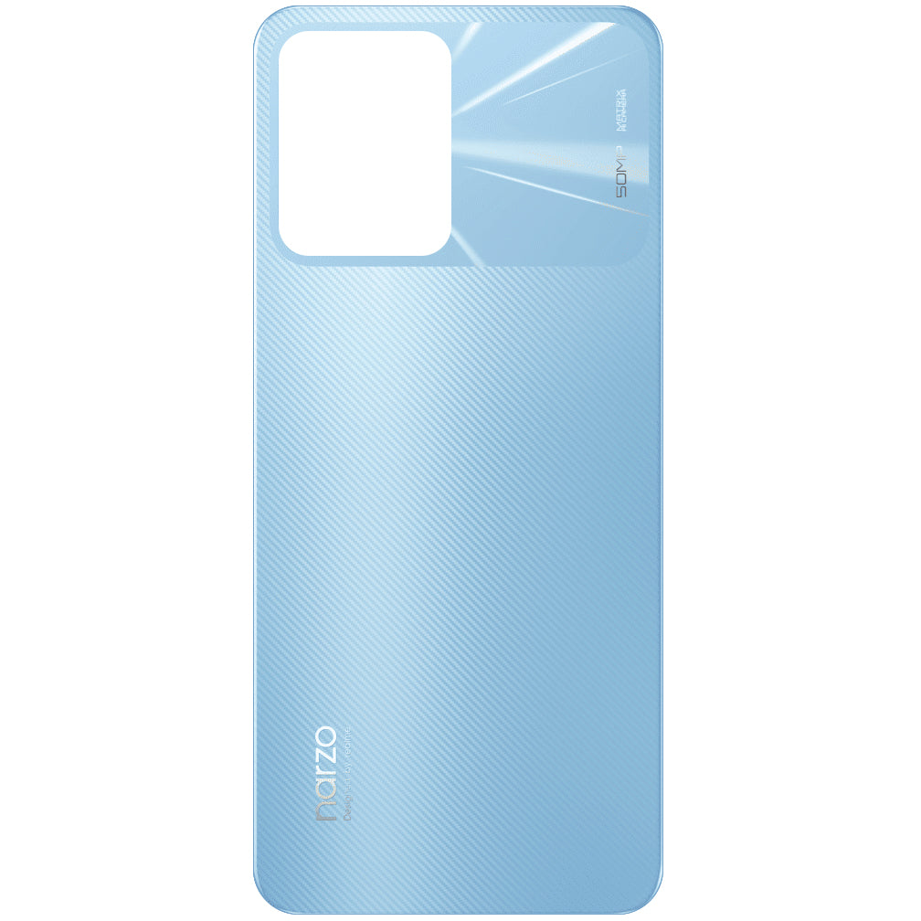 Tapa de la batería Realme Narzo 50A Prime, azul, Service Pack 3204176 