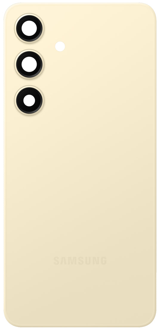 Tapa de Batería Samsung Galaxy S24 S921, Beige (Amarillo Ámbar), Paquete de Servicio GH82-33101D