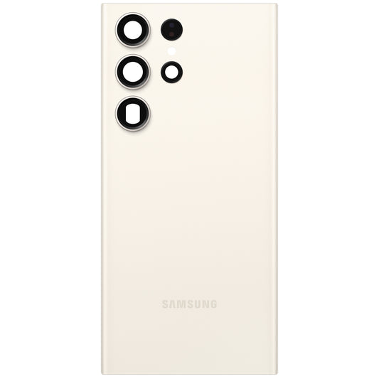 Tapa de Batería Samsung Galaxy S23 Ultra S918, Crema, Service Pack GH82-30400B