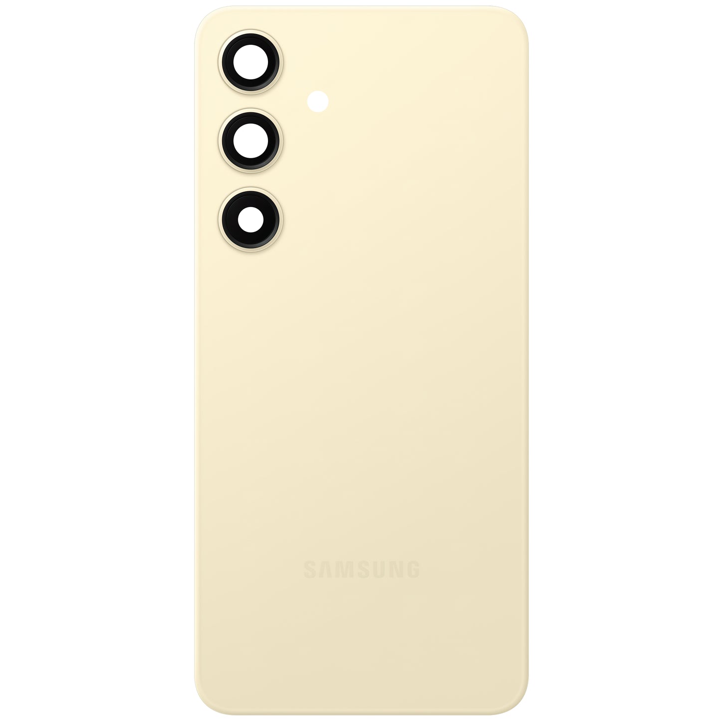 Tapa de Batería Samsung Galaxy S24+ S926, Beige (Amarillo Ámbar), Paquete de Servicio GH82-33275D