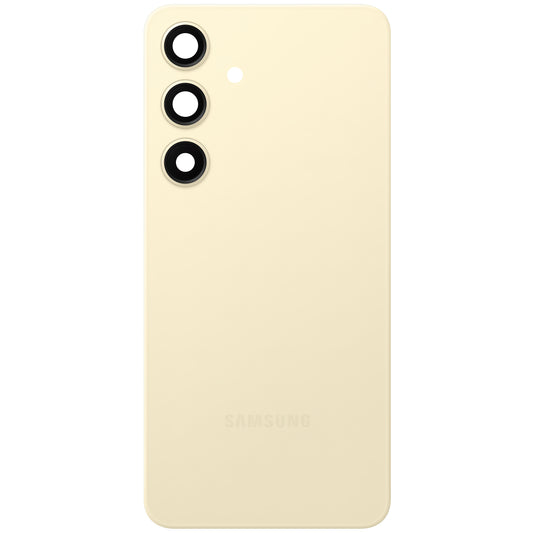Tapa de Batería Samsung Galaxy S24+ S926, Beige (Amarillo Ámbar), Paquete de Servicio GH82-33275D