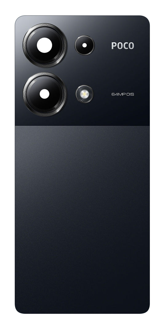 Xiaomi Poco M6 Pro 4G Battery Cover, Black, Service Pack 5600070N6P00