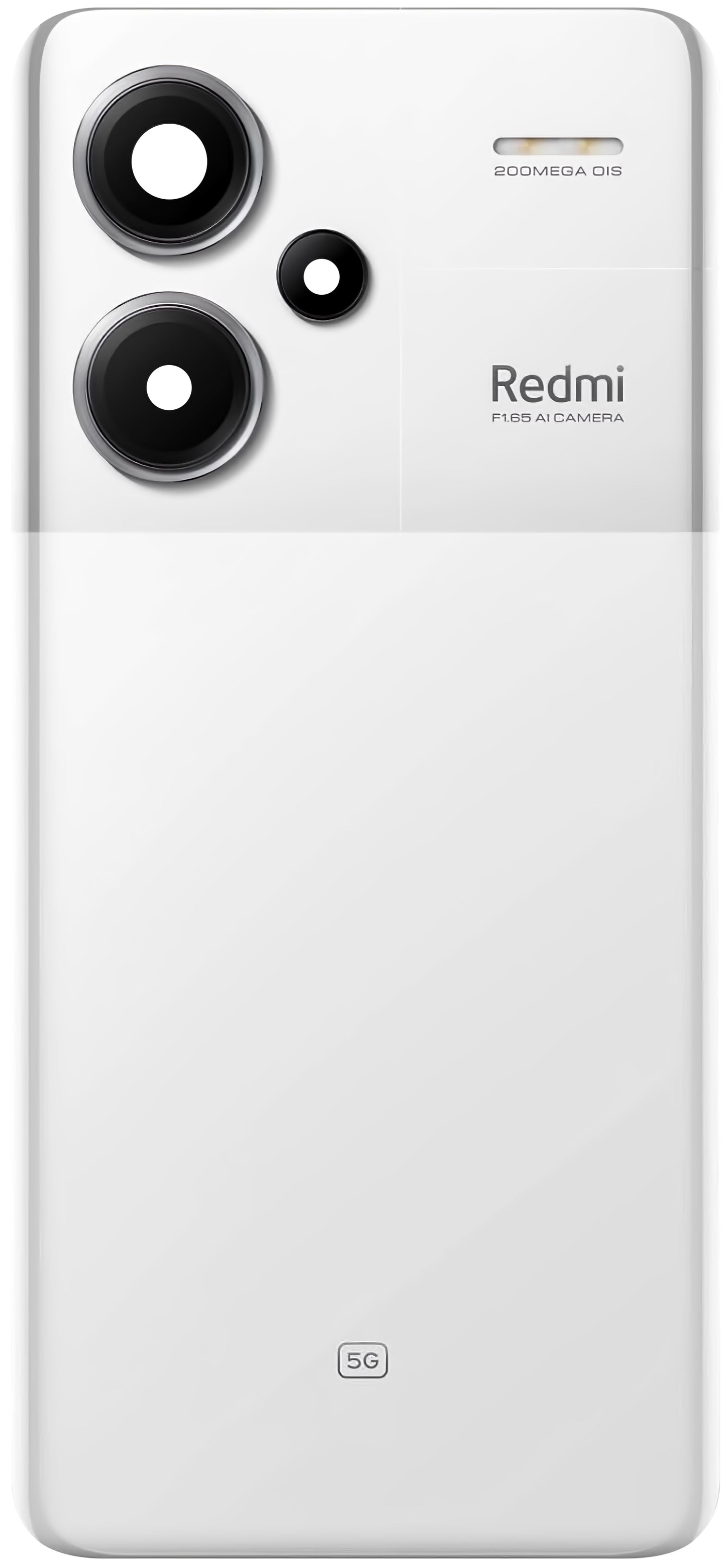 Tapa de Batería Xiaomi Redmi Note 13 Pro+, Blanca (Moonlight White), Service Pack 560033N16U00