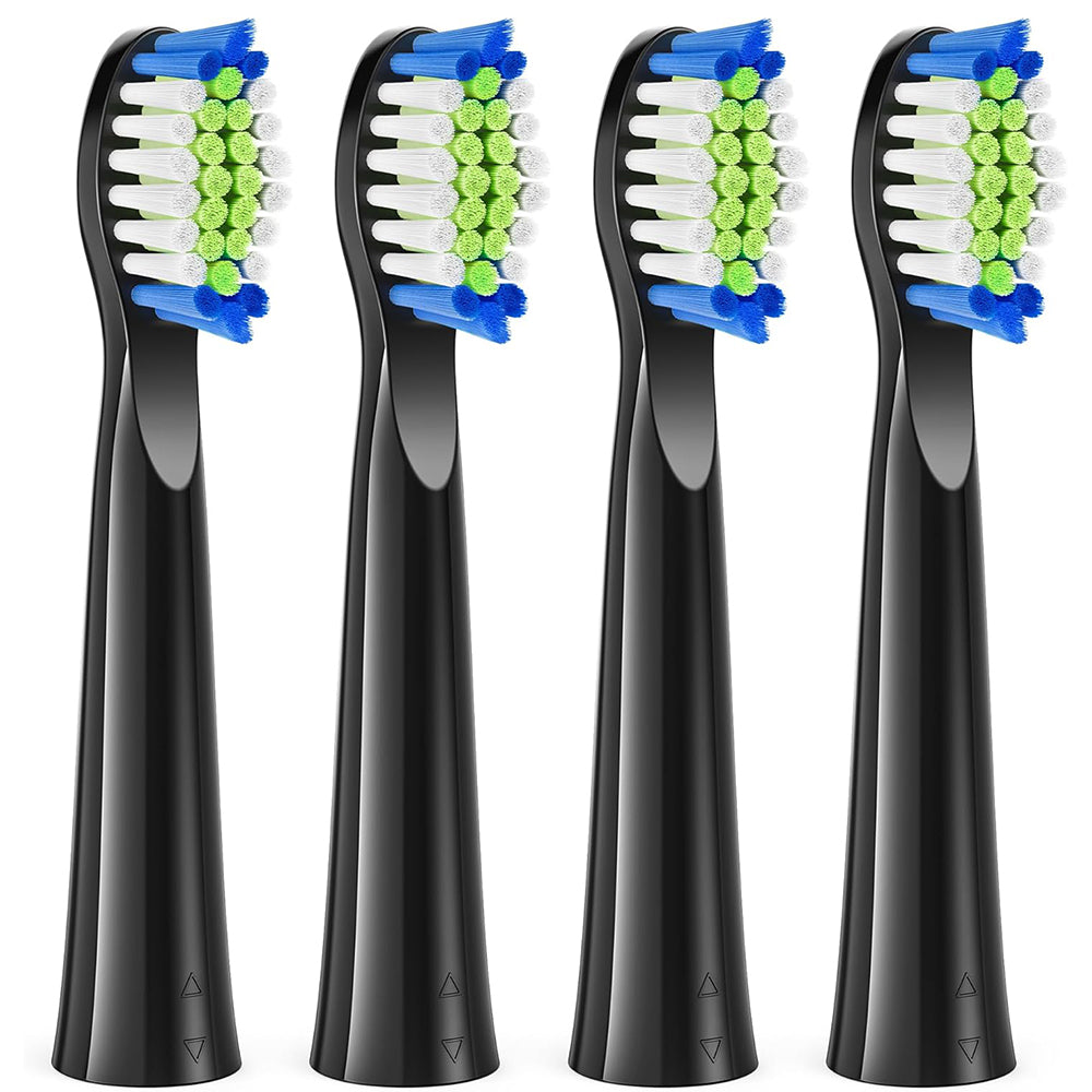 Cabezal de repuesto SDD2 para Cepillo Eléctrico Bitvae D2, Set de 4 piezas, Negro