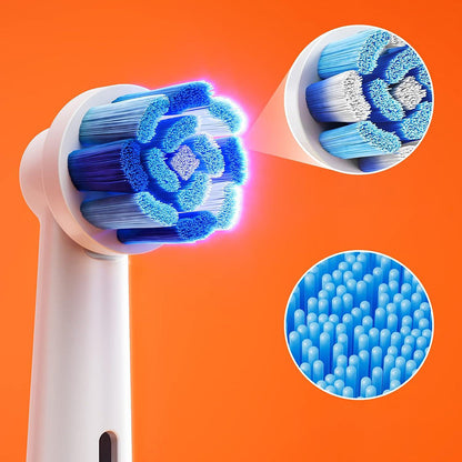 Cabezal de repuesto SDR2 para Cepillo Eléctrico Bitvae R2, Set de 5 piezas, Blanco