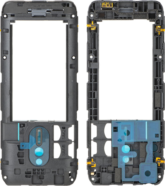 Carcasa Media Nokia 230 (2024), Negra, Paquete de Servicio 286913684