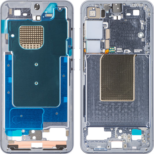 Samsung Galaxy S24 S921 Media funda, Azul (Azul zafiro), Paquete de servicio GH82-3343418F 