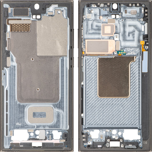 Carcasa Media Samsung Galaxy S24 Ultra S928, Negra, Swap