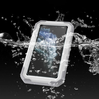 Techsuit LC-888 Wall Case with Touch Membrane for Phone, Waterproof, Grey