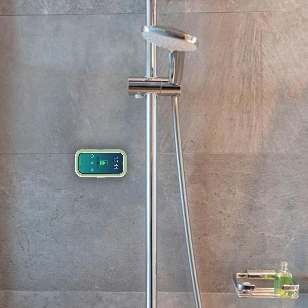 Carcasa de Pared con Membrana Táctil Techsuit LC-999 para Teléfono, Impermeable, Blanca Dorada